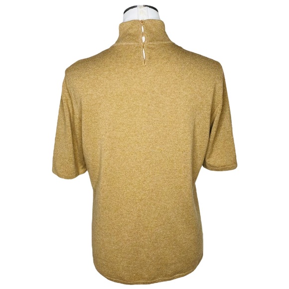 Vintage Escada Short Sleeve Turtleneck Top - Picture 2 of 7